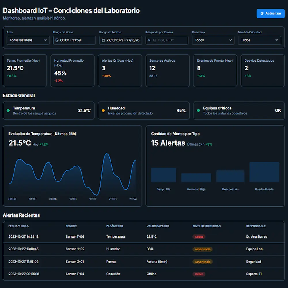 Sistema de Monitoreo IoT de Condiciones Críticas y Trazabilidad Ambiental